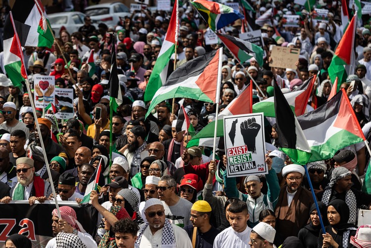 Large march in Cape Town in support of Gaza as Israel orders evacuation